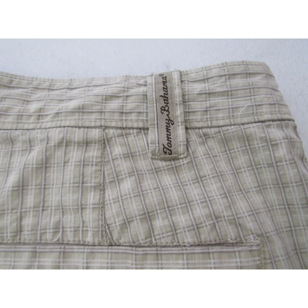 Tommy Bahama Brown 70% Silk Cotton Men's Golf Shorts‎ Size 33